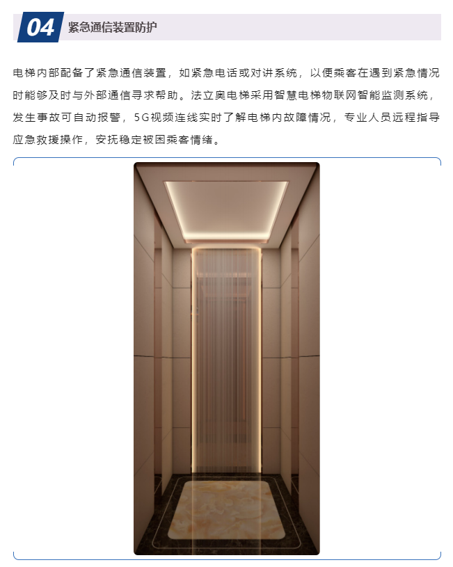 电梯紧迫通讯装置防护