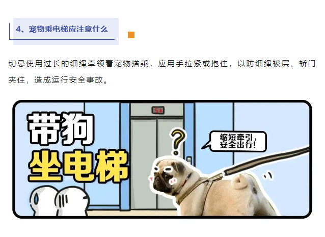 注重乘梯清静